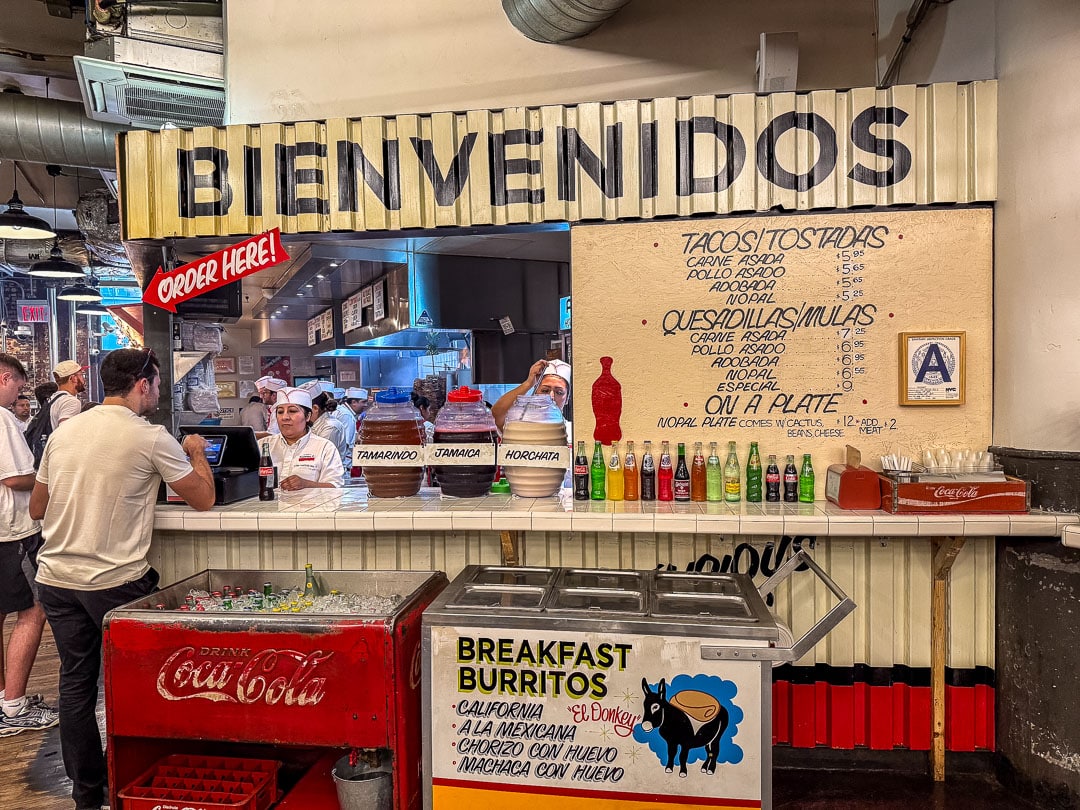 Los Tacos im Chelsea Market: Bekannt für leckere Tacos