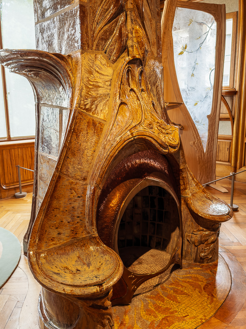 Kamin in der Villa Majorelle