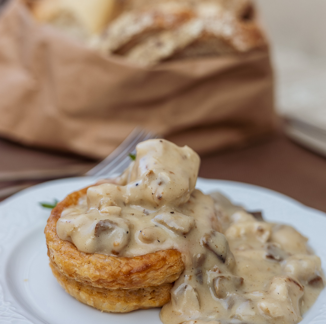 Bouchée de la Reine: Königin-Pastete ist eine Spezialität im Restaurant À table de bon roi Stanislas